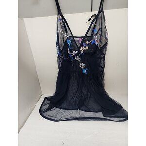 Adore Me  Women's LI-09518 Nightgown Dark Sapphire Size 1X New !!!